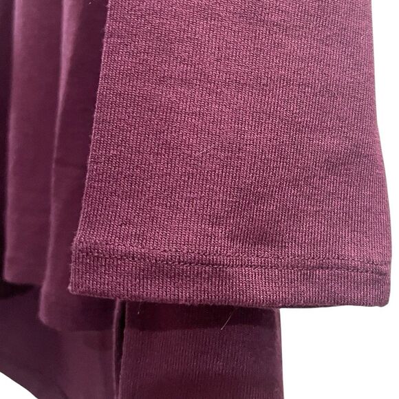 Banana Republic Women's Long Sleeve Scoop Neck Pullover Tunic Top in Purple, XL - Picture 8 of 12